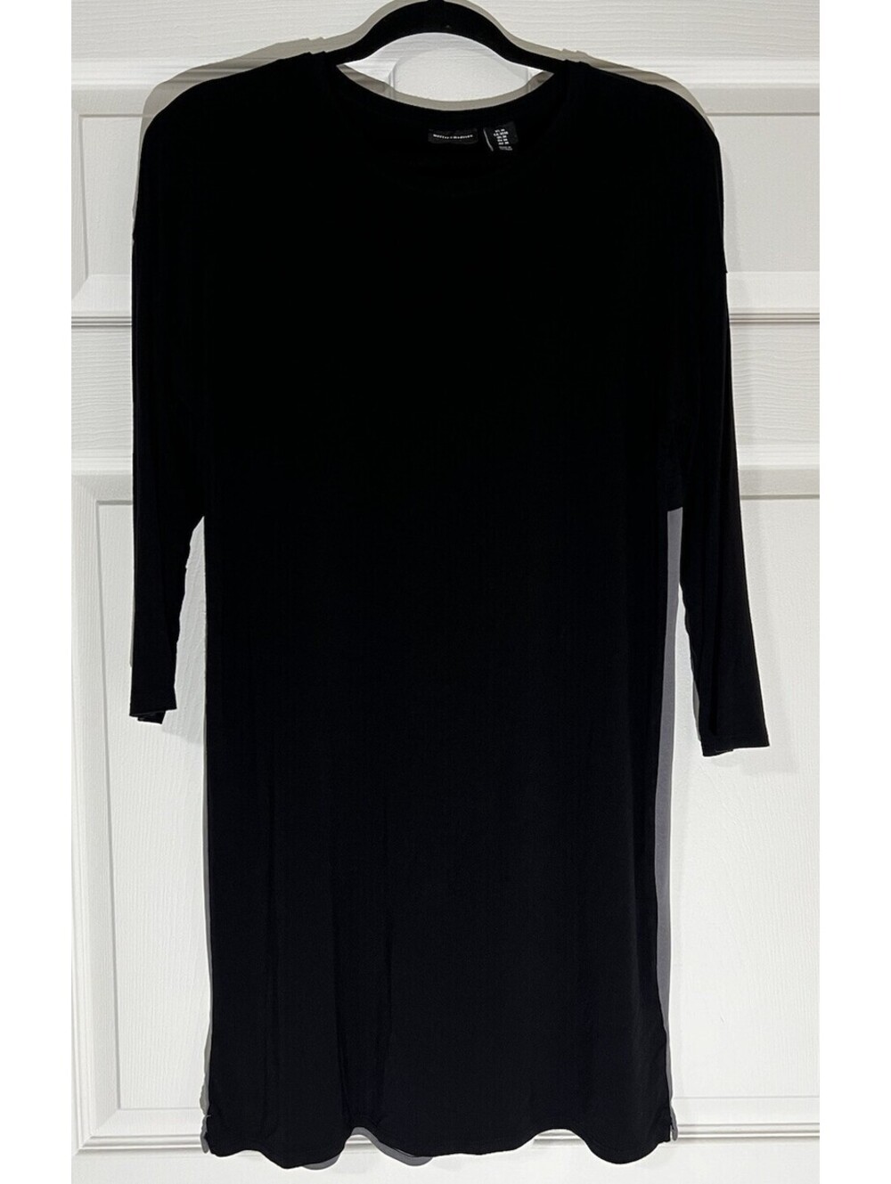 Mercer & Madison Dress Womens M Black With Gray Color block Stretch Pullover